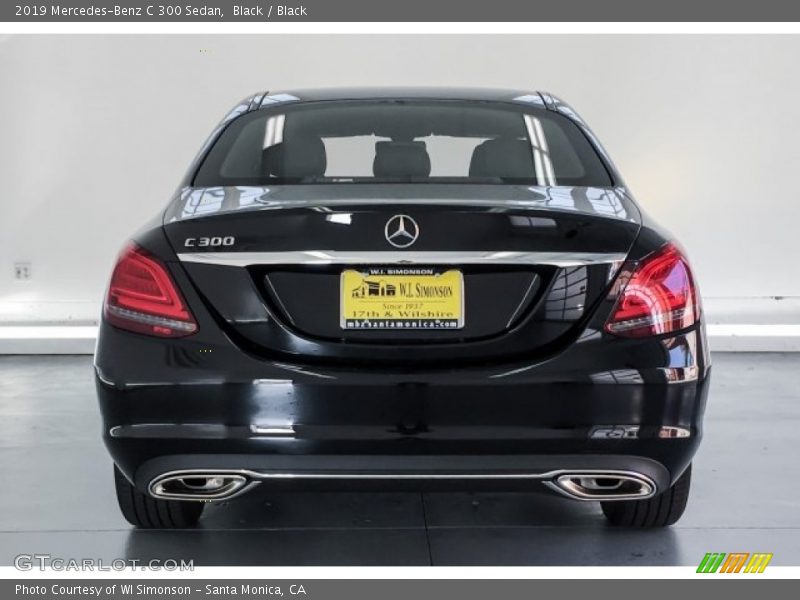 Black / Black 2019 Mercedes-Benz C 300 Sedan