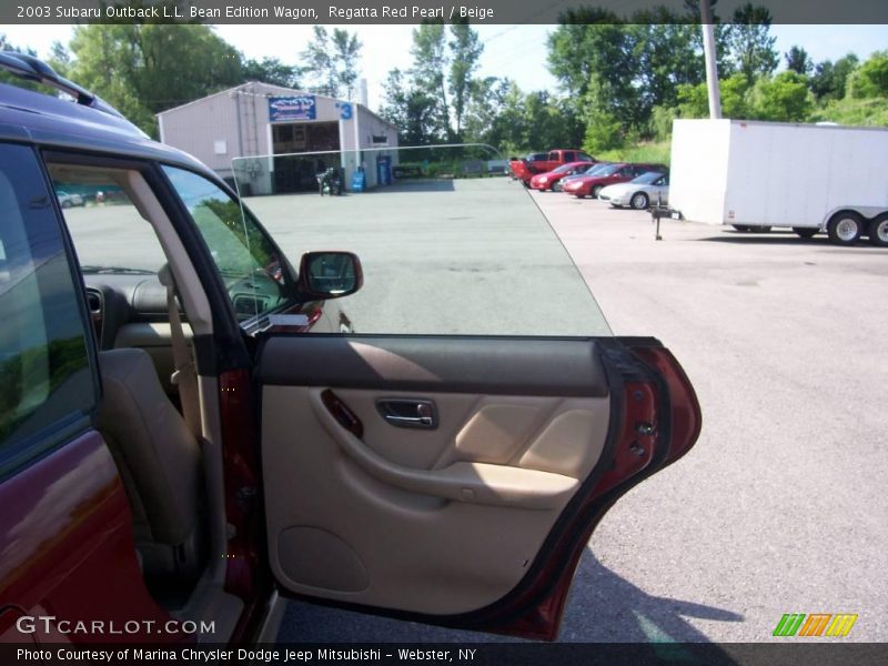 Regatta Red Pearl / Beige 2003 Subaru Outback L.L. Bean Edition Wagon