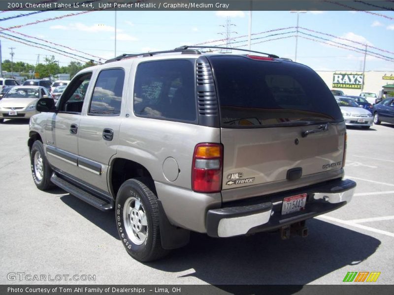 Light Pewter Metallic / Graphite/Medium Gray 2001 Chevrolet Tahoe LS 4x4