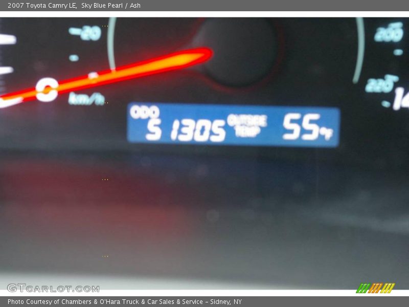 Sky Blue Pearl / Ash 2007 Toyota Camry LE