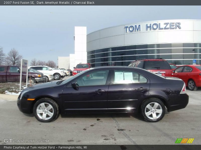 Dark Amethyst Metallic / Charcoal Black 2007 Ford Fusion SE