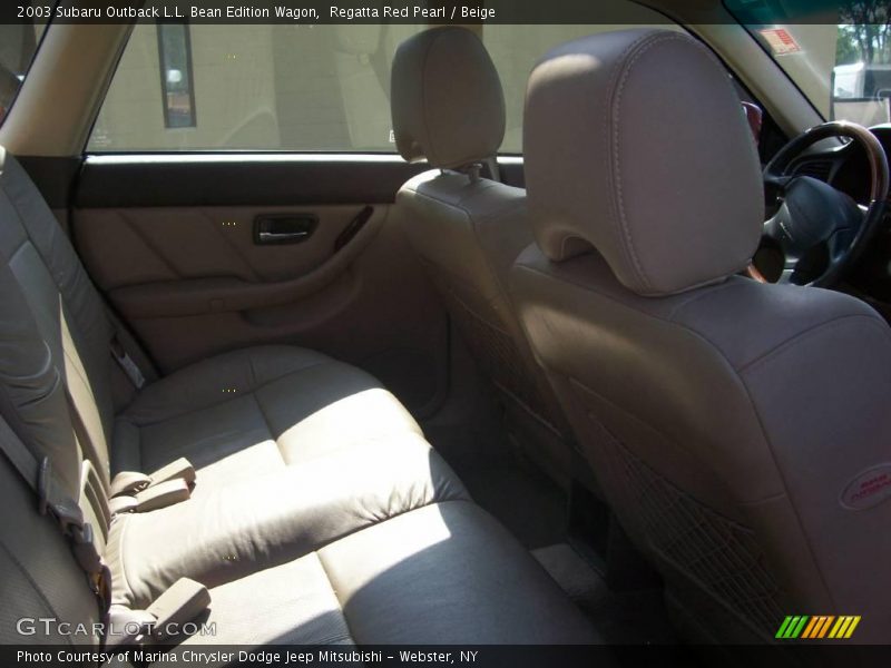 Regatta Red Pearl / Beige 2003 Subaru Outback L.L. Bean Edition Wagon