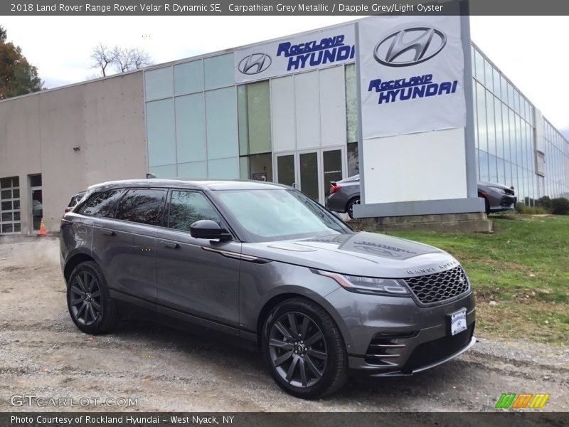 Carpathian Grey Metallic / Dapple Grey/Light Oyster 2018 Land Rover Range Rover Velar R Dynamic SE