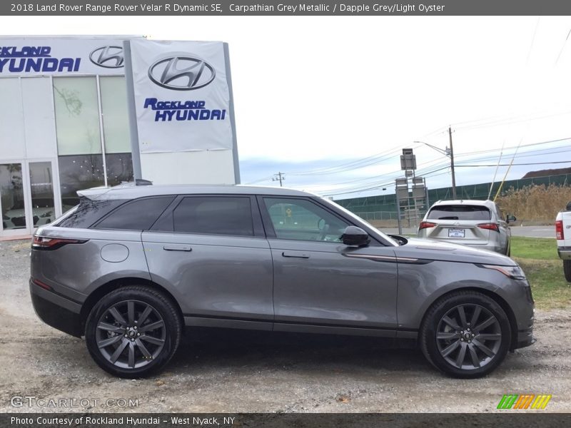 Carpathian Grey Metallic / Dapple Grey/Light Oyster 2018 Land Rover Range Rover Velar R Dynamic SE
