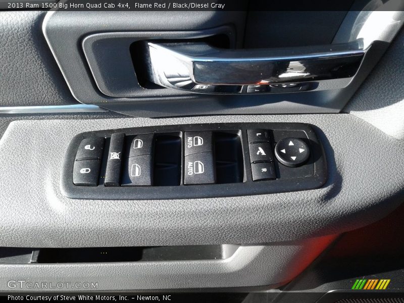 Flame Red / Black/Diesel Gray 2013 Ram 1500 Big Horn Quad Cab 4x4