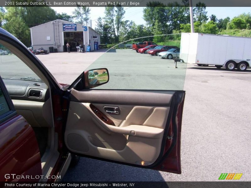 Regatta Red Pearl / Beige 2003 Subaru Outback L.L. Bean Edition Wagon