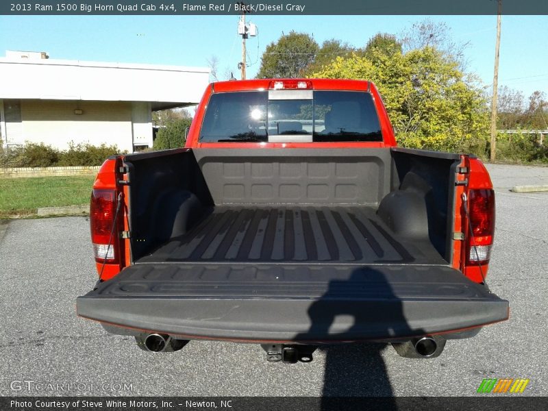 Flame Red / Black/Diesel Gray 2013 Ram 1500 Big Horn Quad Cab 4x4