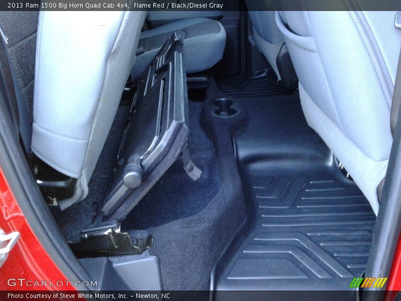 Flame Red / Black/Diesel Gray 2013 Ram 1500 Big Horn Quad Cab 4x4