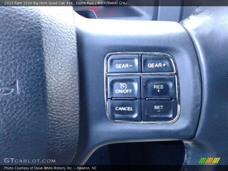 Flame Red / Black/Diesel Gray 2013 Ram 1500 Big Horn Quad Cab 4x4
