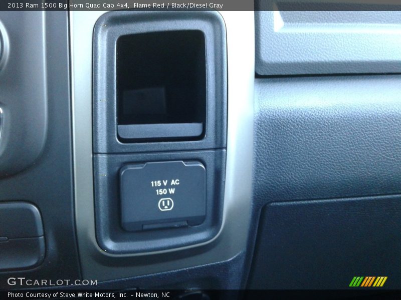 Flame Red / Black/Diesel Gray 2013 Ram 1500 Big Horn Quad Cab 4x4