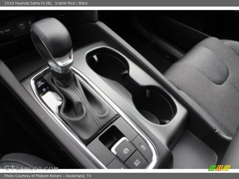 Scarlet Red / Black 2019 Hyundai Santa Fe SEL