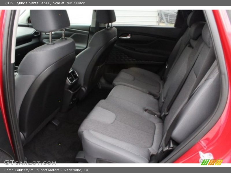Scarlet Red / Black 2019 Hyundai Santa Fe SEL