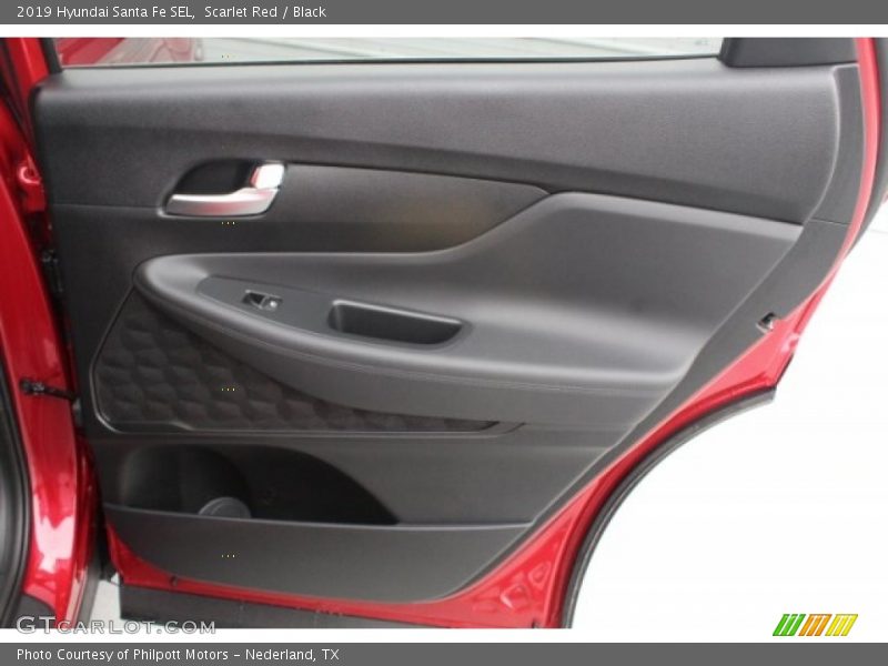 Scarlet Red / Black 2019 Hyundai Santa Fe SEL