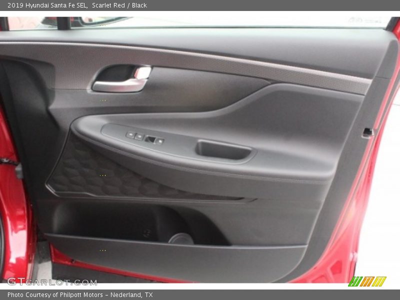 Scarlet Red / Black 2019 Hyundai Santa Fe SEL