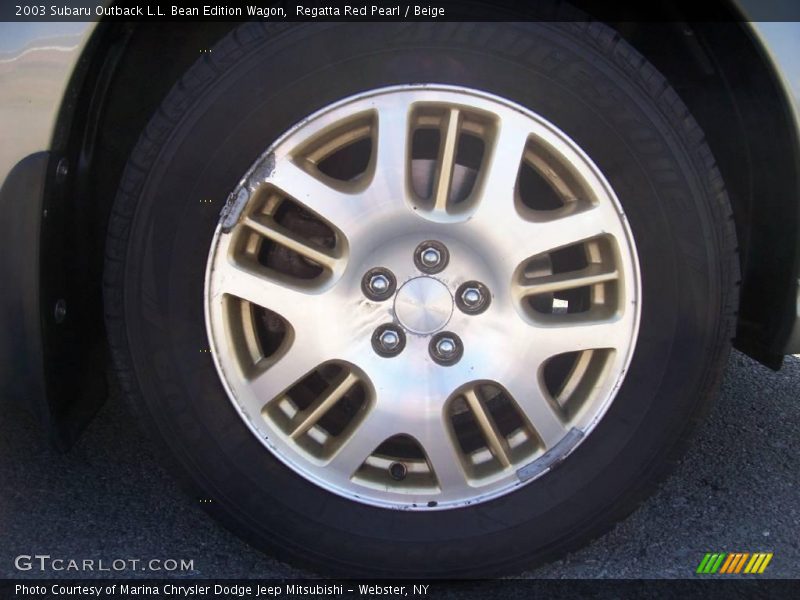 Regatta Red Pearl / Beige 2003 Subaru Outback L.L. Bean Edition Wagon