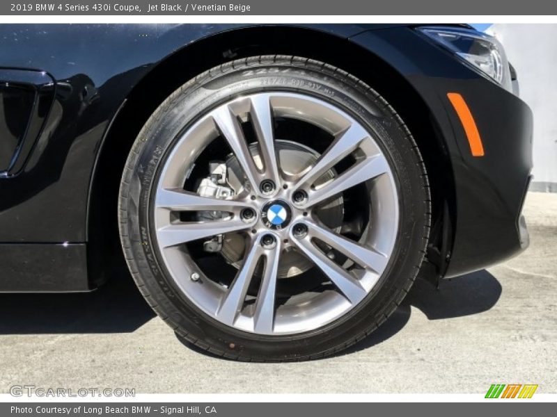 Jet Black / Venetian Beige 2019 BMW 4 Series 430i Coupe
