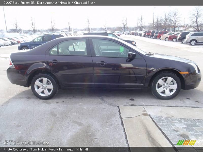 Dark Amethyst Metallic / Charcoal Black 2007 Ford Fusion SE