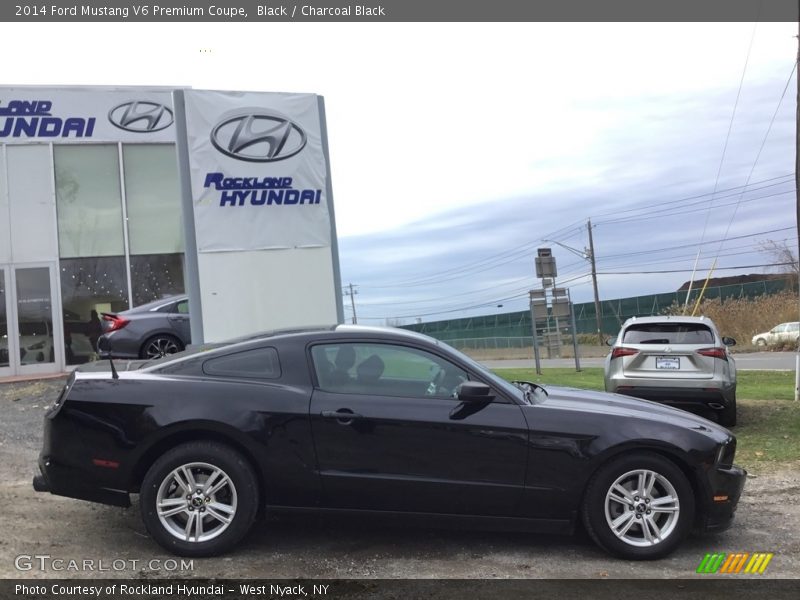 Black / Charcoal Black 2014 Ford Mustang V6 Premium Coupe