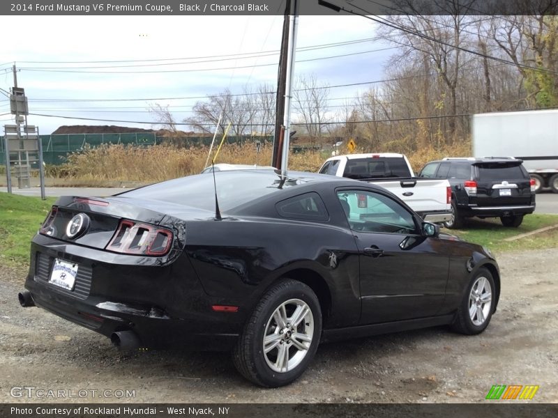 Black / Charcoal Black 2014 Ford Mustang V6 Premium Coupe