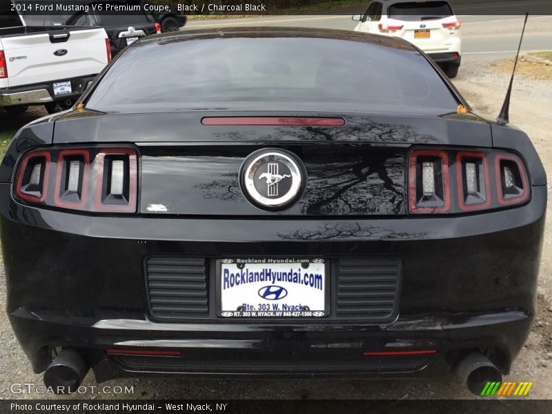 Black / Charcoal Black 2014 Ford Mustang V6 Premium Coupe