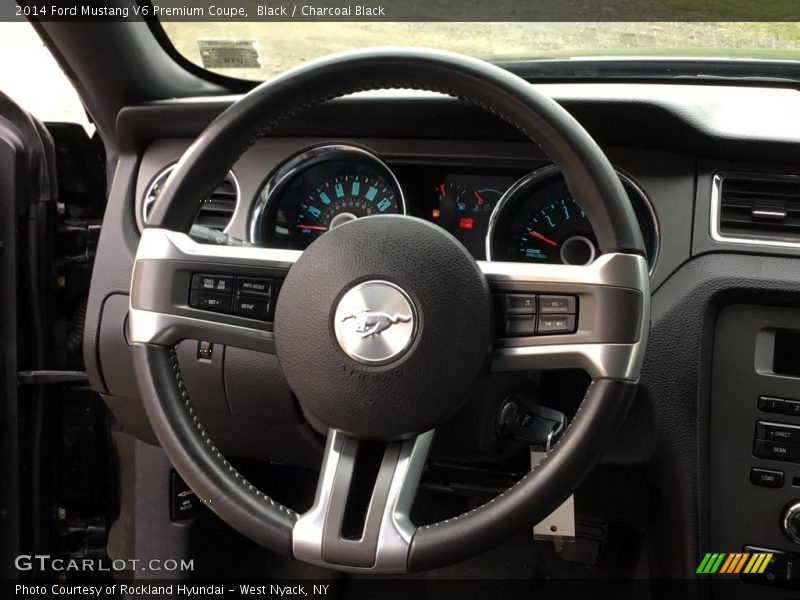 Black / Charcoal Black 2014 Ford Mustang V6 Premium Coupe