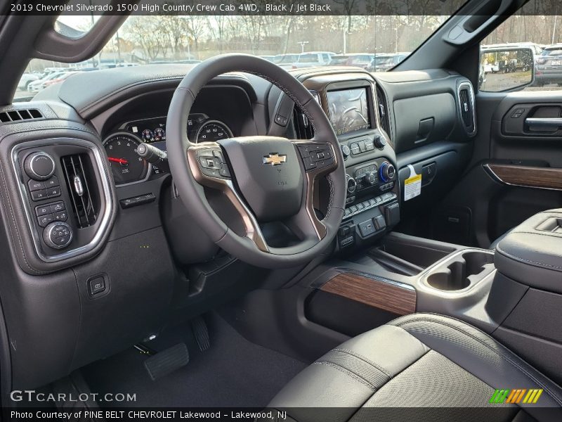 Black / Jet Black 2019 Chevrolet Silverado 1500 High Country Crew Cab 4WD