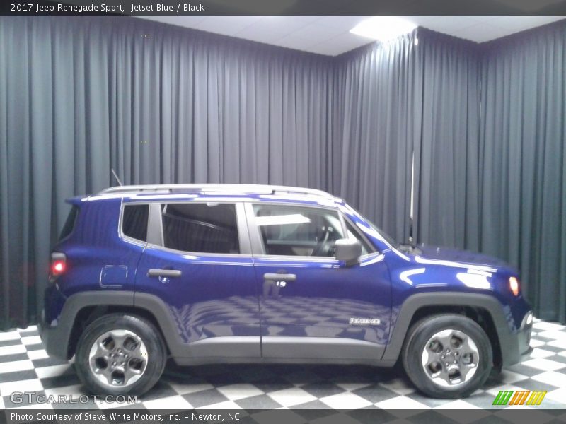 Jetset Blue / Black 2017 Jeep Renegade Sport