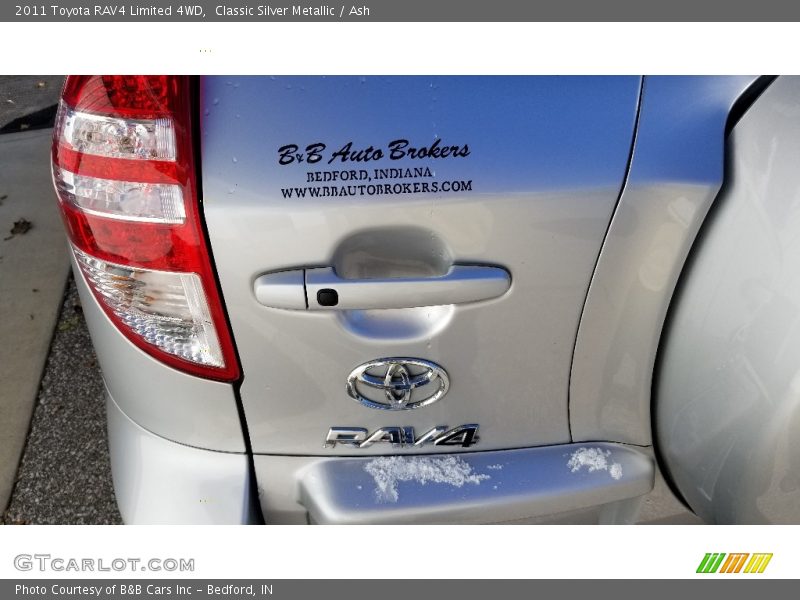 Classic Silver Metallic / Ash 2011 Toyota RAV4 Limited 4WD