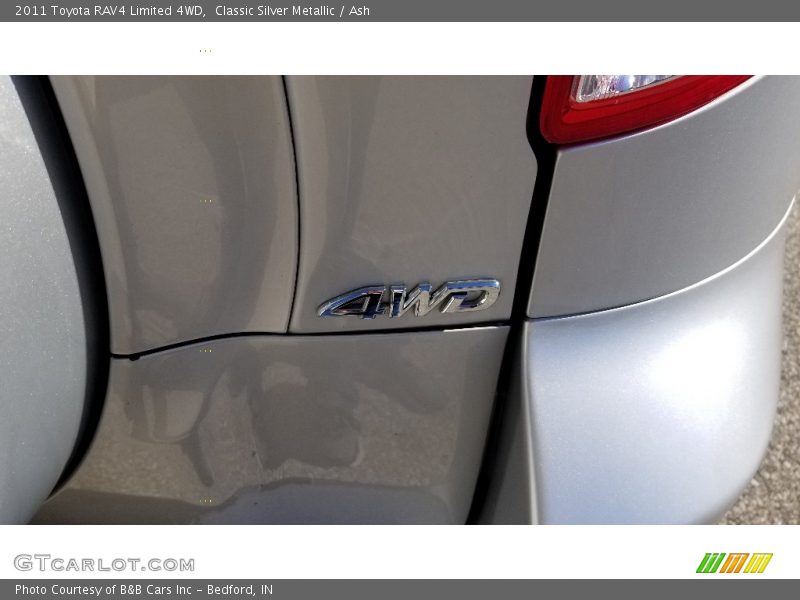 Classic Silver Metallic / Ash 2011 Toyota RAV4 Limited 4WD