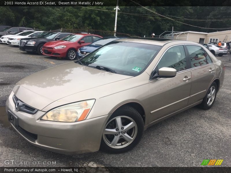 Desert Mist Metallic / Ivory 2003 Honda Accord EX Sedan