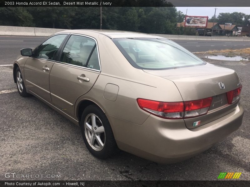 Desert Mist Metallic / Ivory 2003 Honda Accord EX Sedan