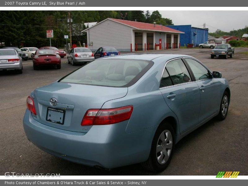 Sky Blue Pearl / Ash 2007 Toyota Camry LE