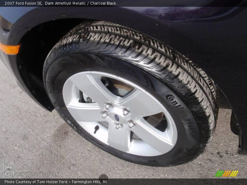 Dark Amethyst Metallic / Charcoal Black 2007 Ford Fusion SE