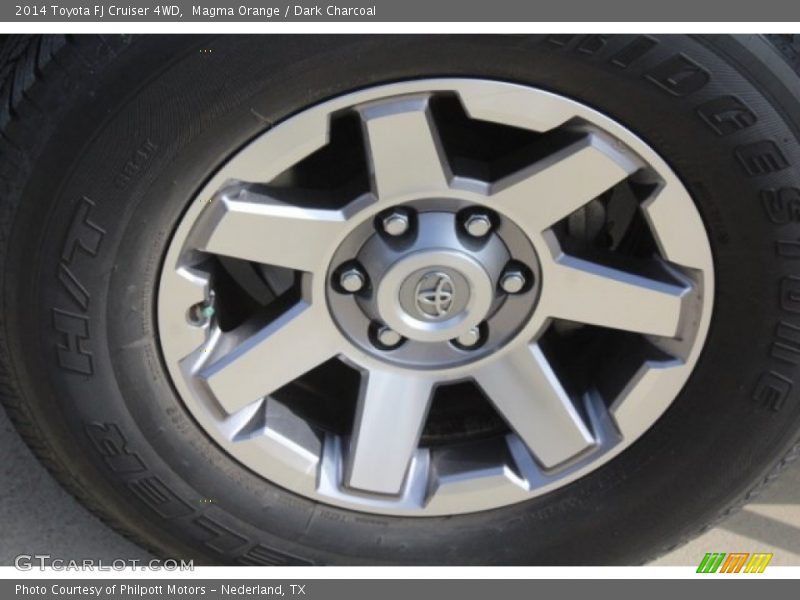 Magma Orange / Dark Charcoal 2014 Toyota FJ Cruiser 4WD