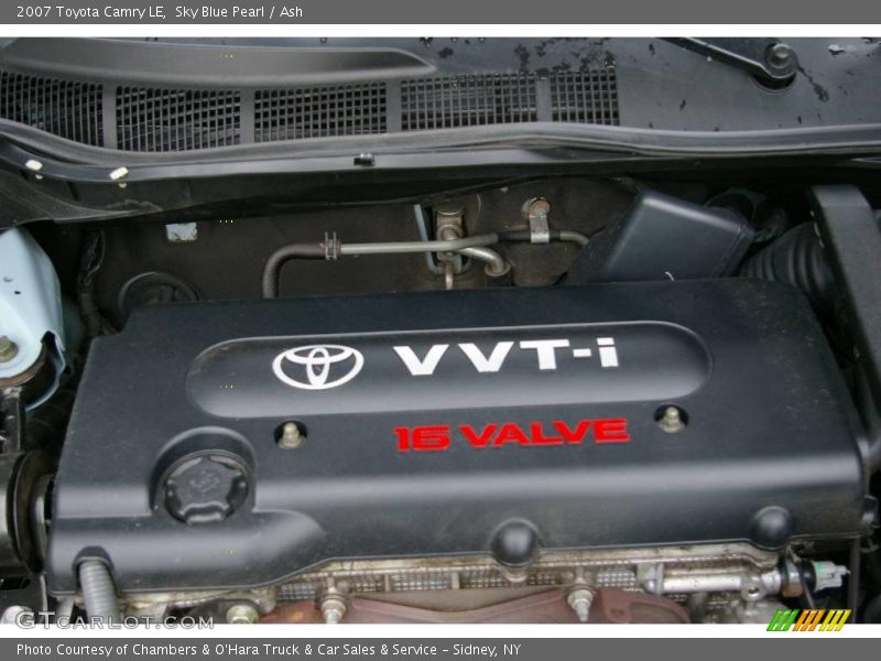 Sky Blue Pearl / Ash 2007 Toyota Camry LE