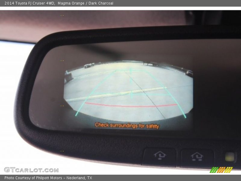 Magma Orange / Dark Charcoal 2014 Toyota FJ Cruiser 4WD