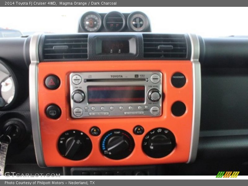 Magma Orange / Dark Charcoal 2014 Toyota FJ Cruiser 4WD