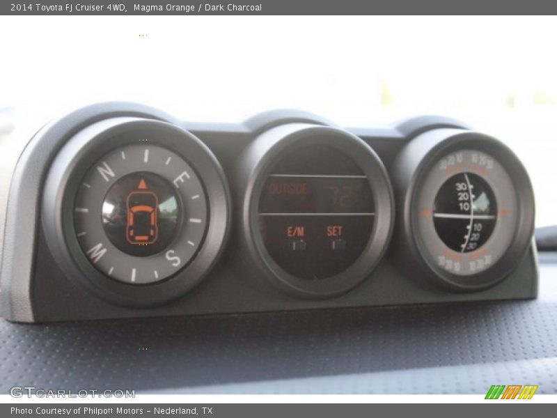 Magma Orange / Dark Charcoal 2014 Toyota FJ Cruiser 4WD