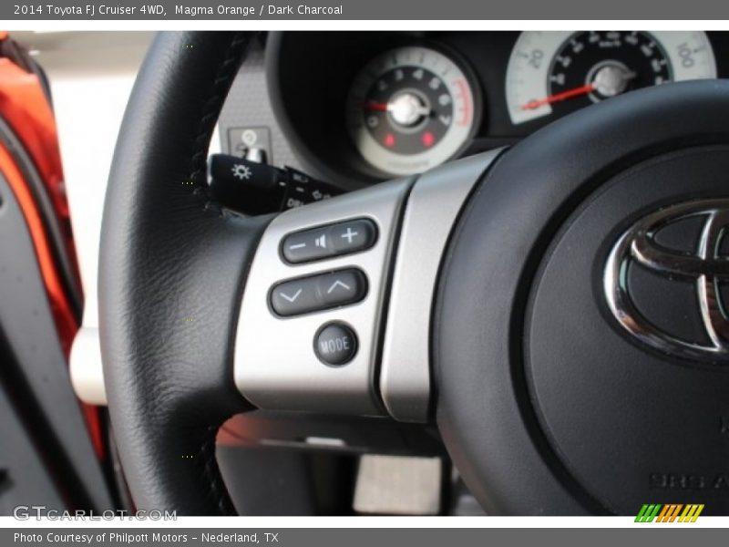 Magma Orange / Dark Charcoal 2014 Toyota FJ Cruiser 4WD