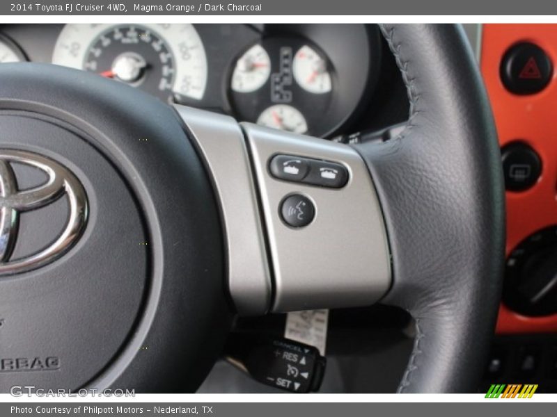 Magma Orange / Dark Charcoal 2014 Toyota FJ Cruiser 4WD