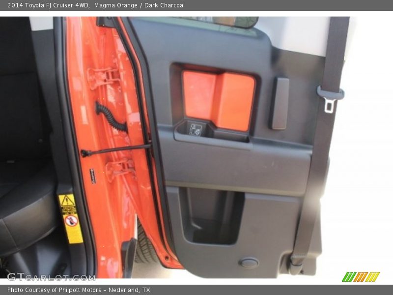 Magma Orange / Dark Charcoal 2014 Toyota FJ Cruiser 4WD