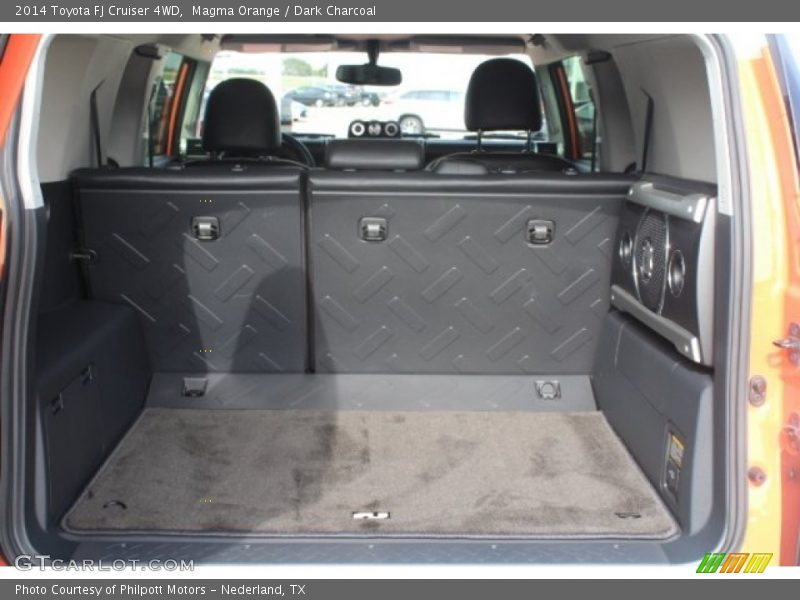 Magma Orange / Dark Charcoal 2014 Toyota FJ Cruiser 4WD