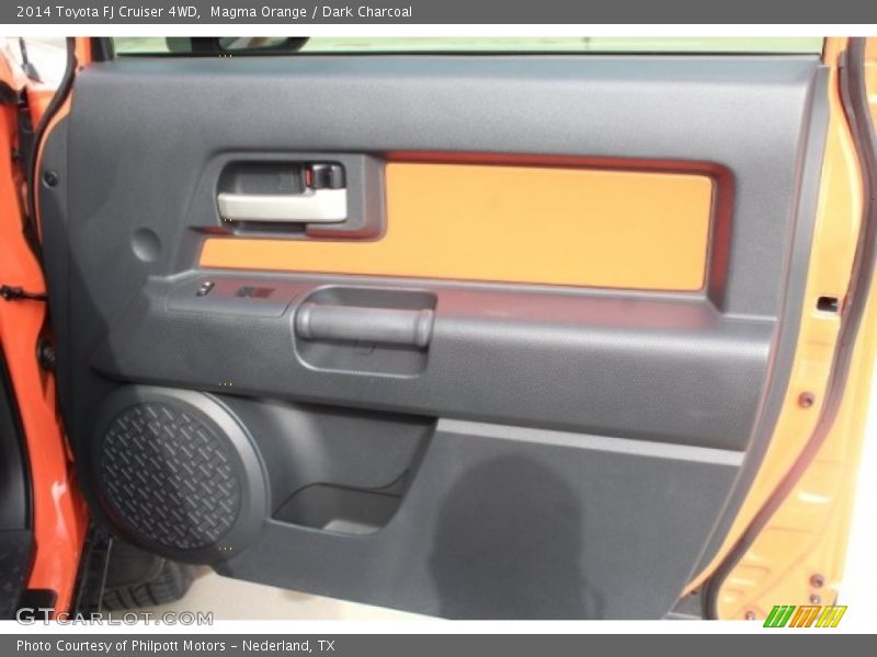 Magma Orange / Dark Charcoal 2014 Toyota FJ Cruiser 4WD
