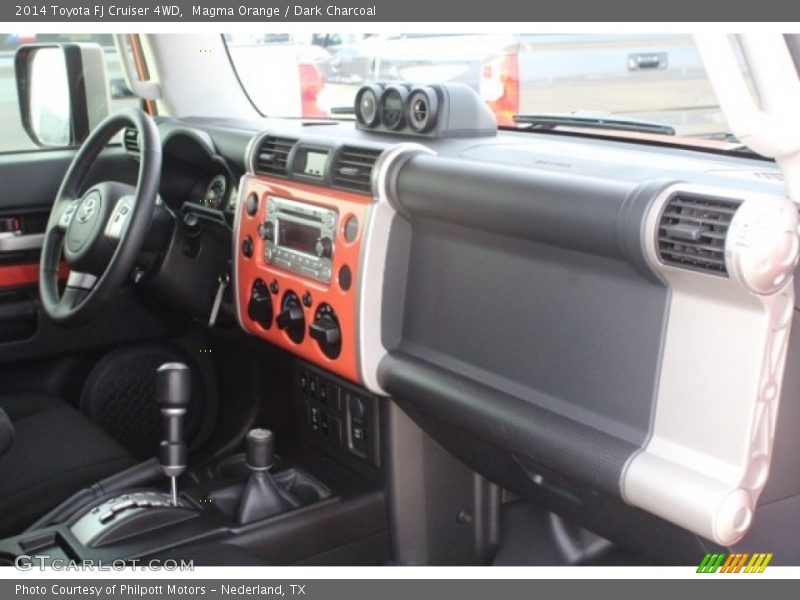 Magma Orange / Dark Charcoal 2014 Toyota FJ Cruiser 4WD