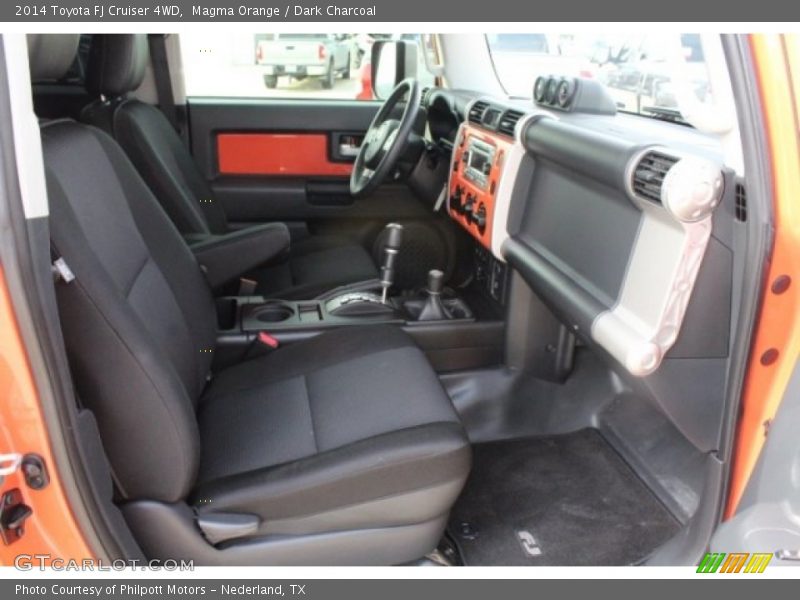 Magma Orange / Dark Charcoal 2014 Toyota FJ Cruiser 4WD