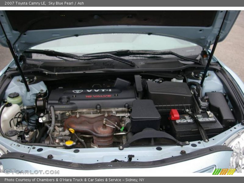 Sky Blue Pearl / Ash 2007 Toyota Camry LE