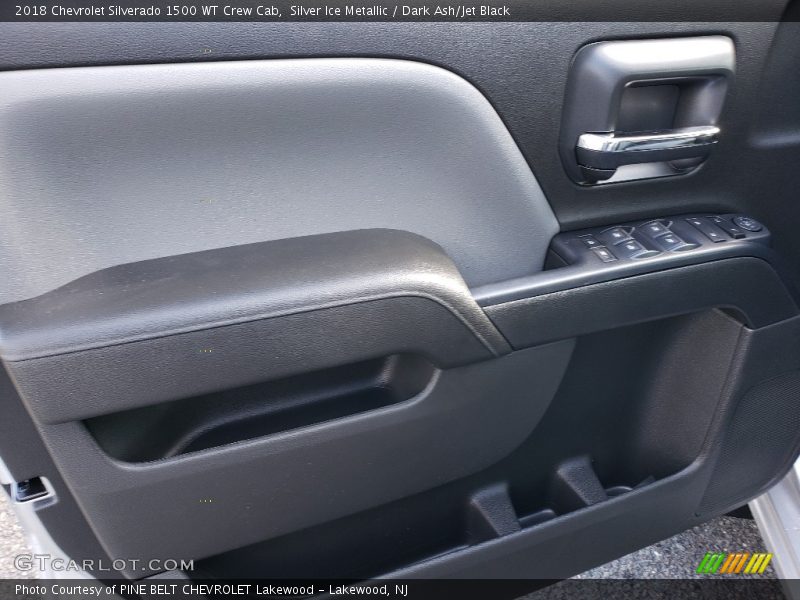 Silver Ice Metallic / Dark Ash/Jet Black 2018 Chevrolet Silverado 1500 WT Crew Cab