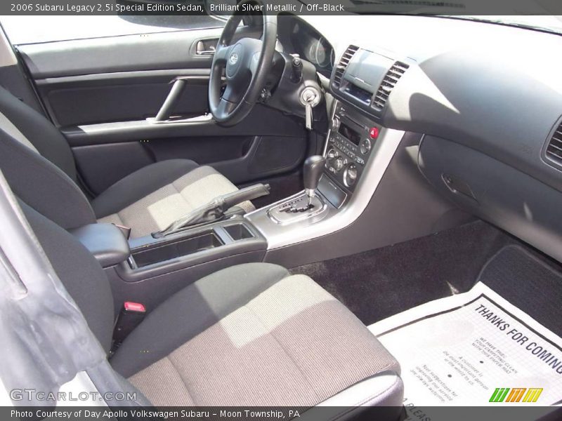 Brilliant Silver Metallic / Off-Black 2006 Subaru Legacy 2.5i Special Edition Sedan