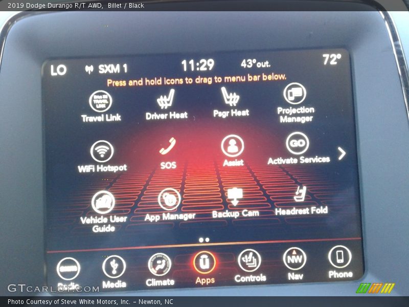 Billet / Black 2019 Dodge Durango R/T AWD