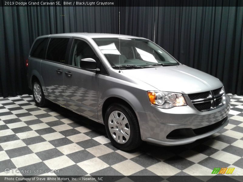 Billet / Black/Light Graystone 2019 Dodge Grand Caravan SE